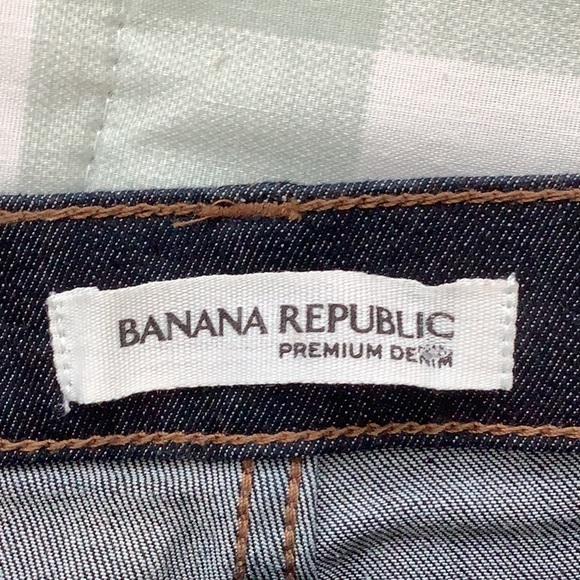 Banana Republic Premium Denim Dark High Rise Skinny Ankle Jean (NWOT) - Picture 2 of 7